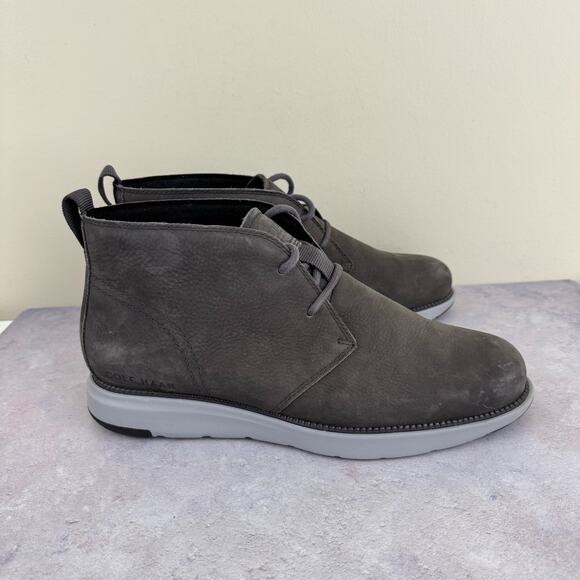 Cole Haan Men's Grand Atlantic Chukka Water Resistant Boot Size 12M - Picture 4 of 12